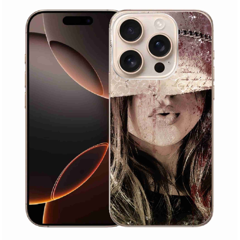 Gél védőburkolat mmCase iPhone 16 Pro Max készülékhez - lány