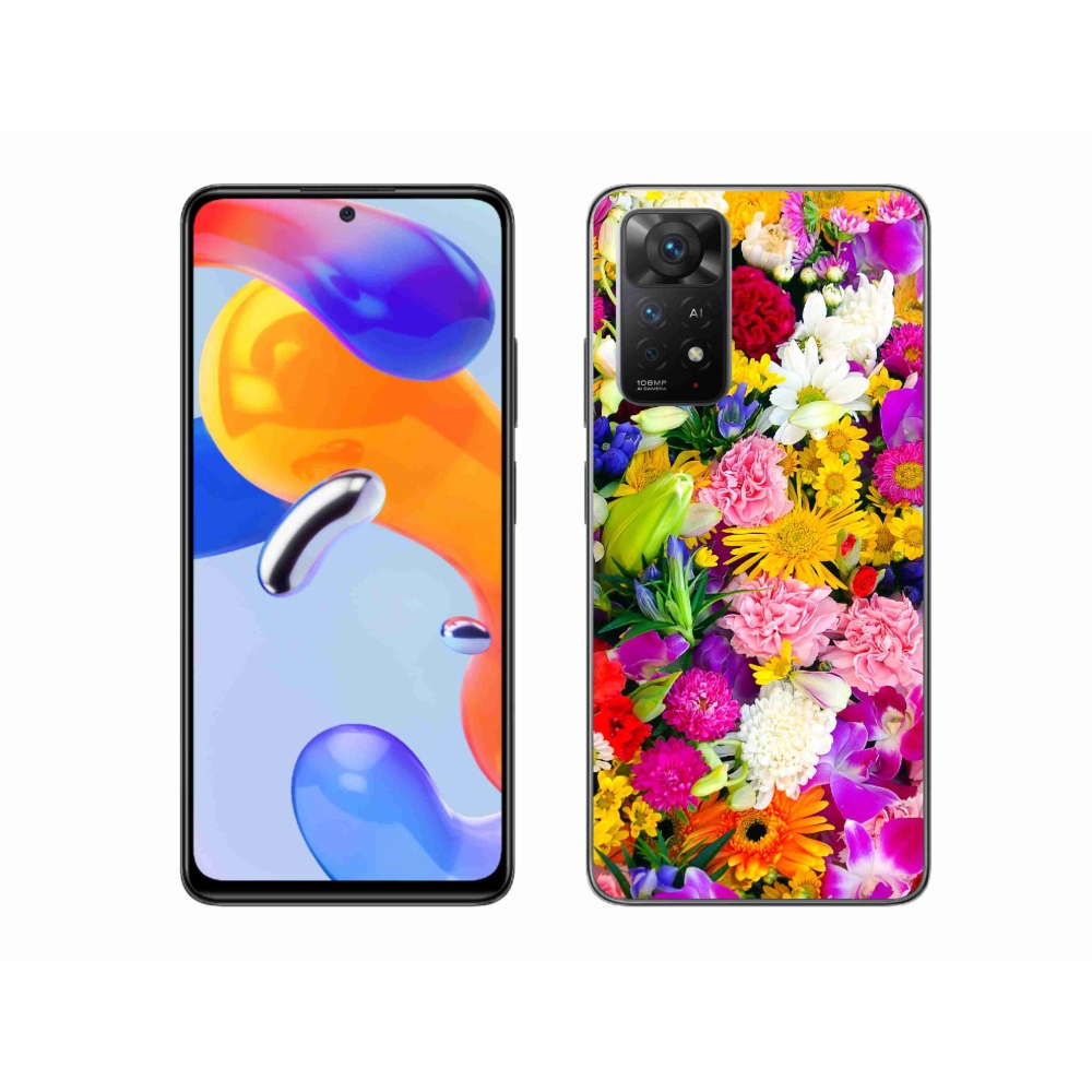 Gél borító mmCase a Xiaomi Redmi Note 11 Pro 4G/5G - virágok 12