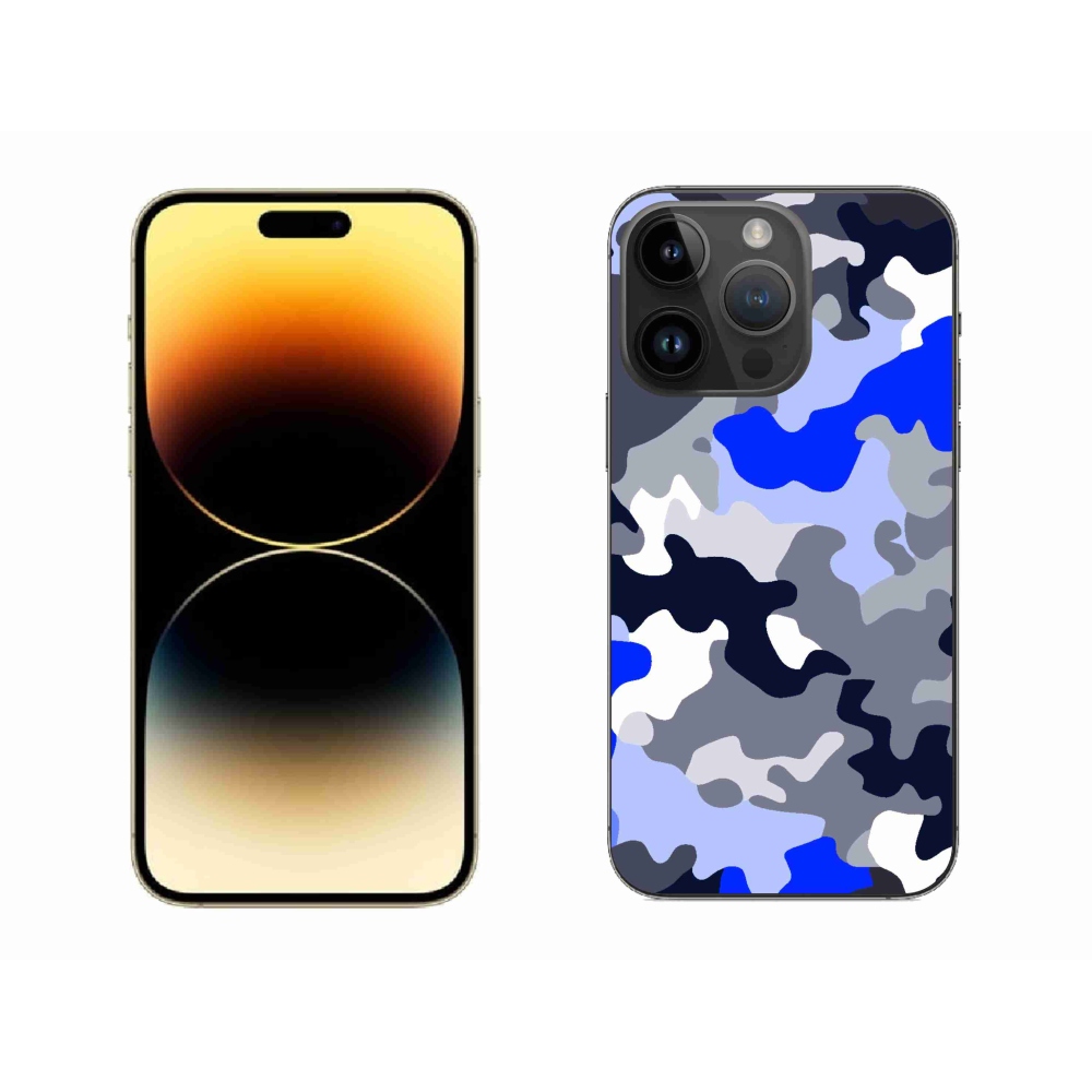 Zselés borítás mmCase iPhone 14 Pro Max készülékhez - terepszínű minta 8