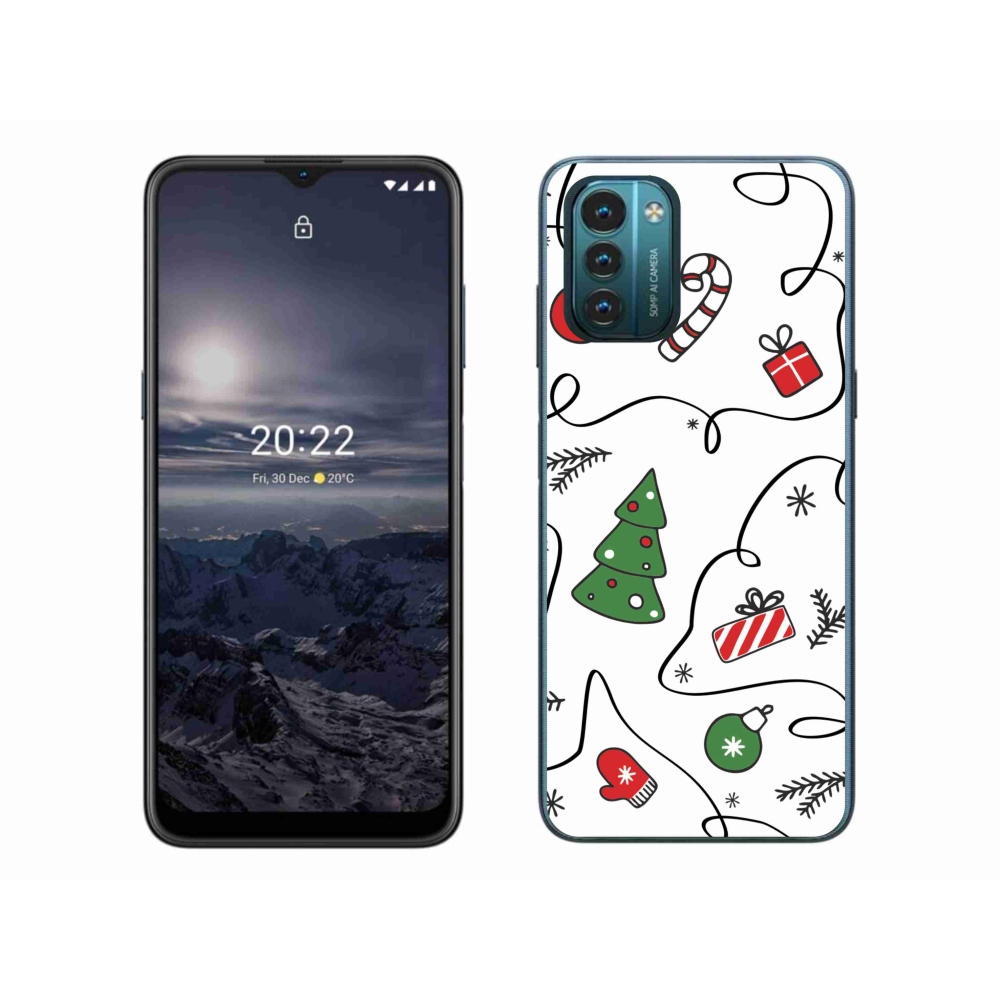 Zselés borítás mmCase a Nokia G11/G21 készülékhez - karácsonyi motívumok