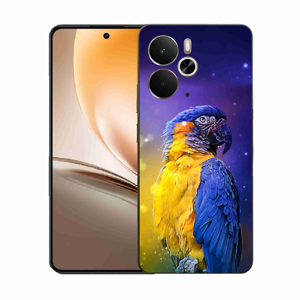 Zselés borítás mmCase a Realme 14 5G/14T 5G készülékhez - papagáj ara 1