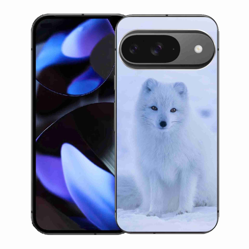 Zselés borítás mmCase a Google Pixel 9/9 Pro készülékhez - polár róka