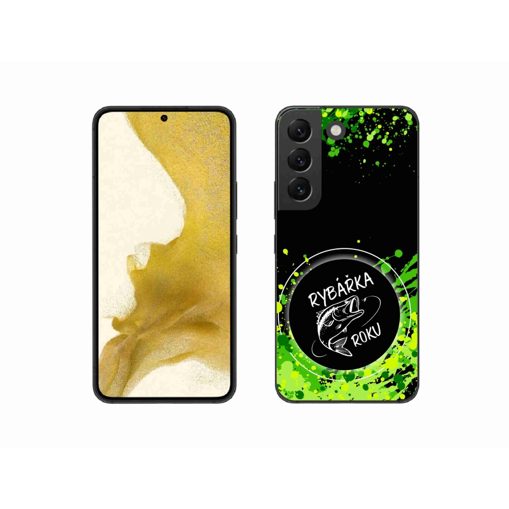 Gél borítás mmCase Samsung Galaxy S22 5G - Az év halászának fekete háttere