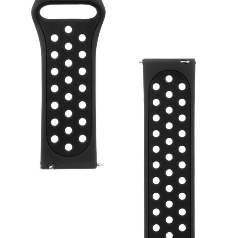 Tactical 234 Dupla szilikon szíj 22mm fekete