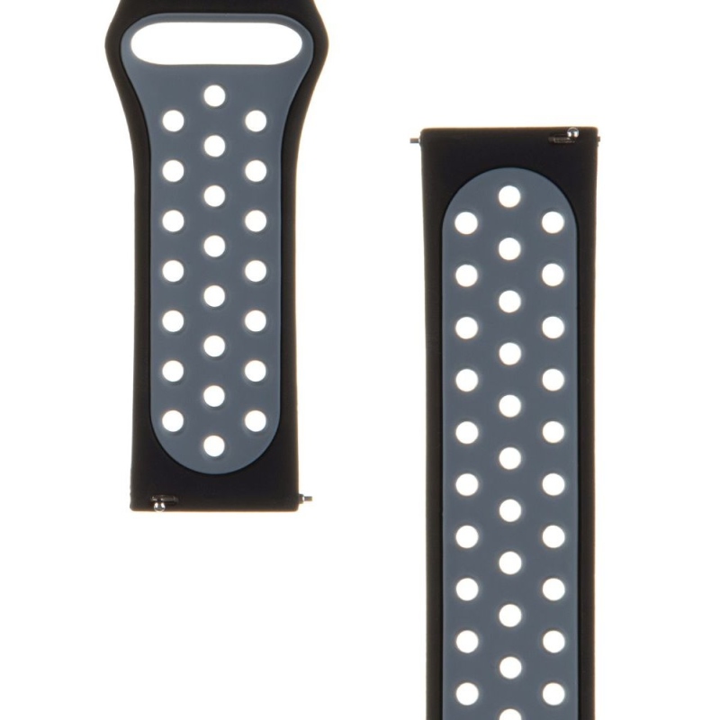 Tactical 267 Dupla szilikon pánt 22mm Fekete/szürke