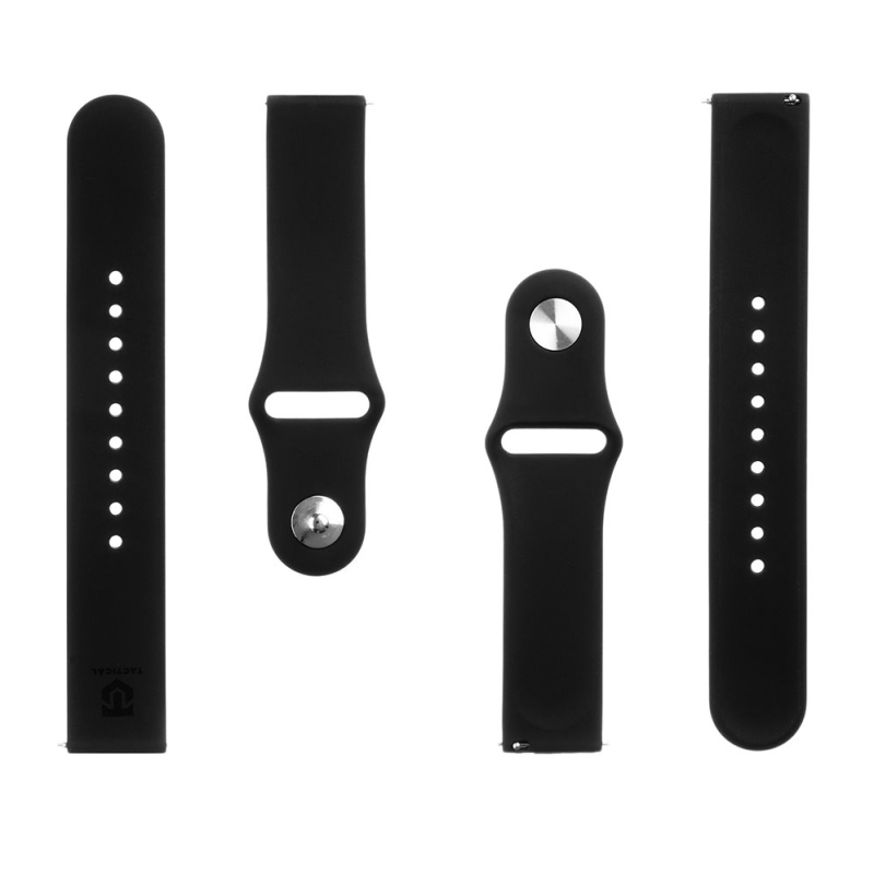 Tactical 432 szilikon szíj 20mm fekete