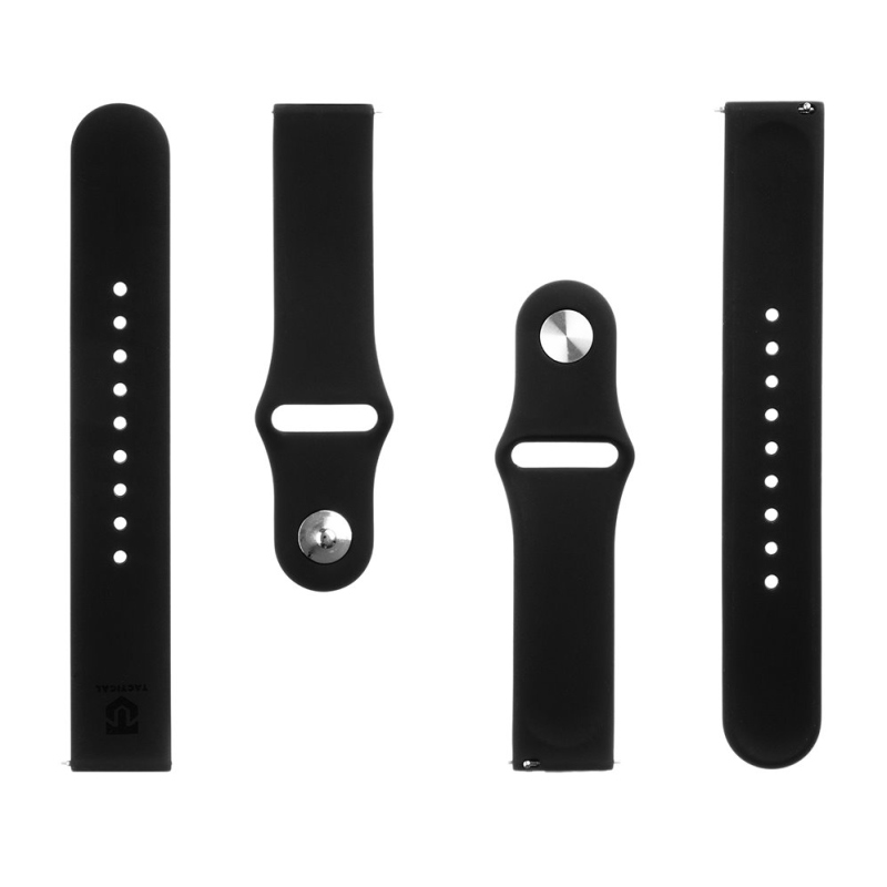 Tactical 432 szilikon szíj 20mm fekete