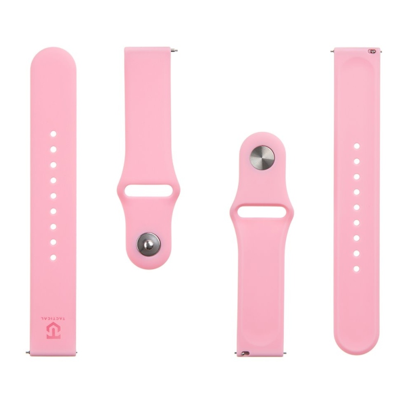 Taktikai 435 Szilikon szíj 20mm rózsaszínű