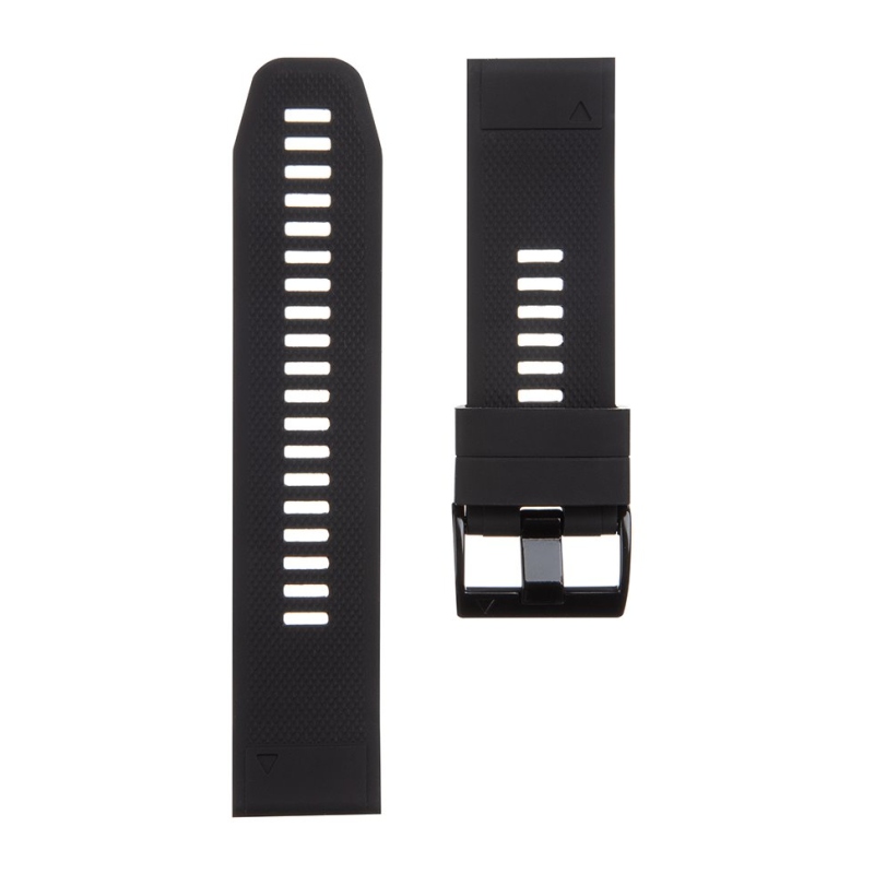 Tactical 668 Szilikon szíj Garmin Fenix 5X/6X/7X QuickFit 26mm Fekete