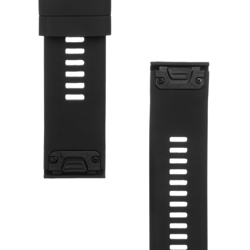 Tactical 668 Szilikon szíj Garmin Fenix 5X/6X/7X QuickFit 26mm Fekete