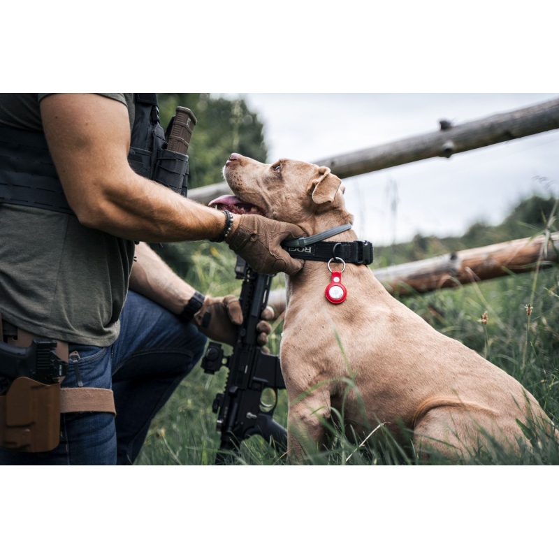 Taktikai Airtag Beam bőr barna