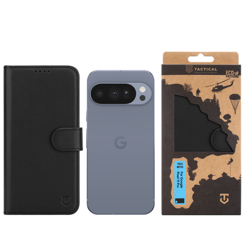 Tactical Field Notes a Google Pixel 11 Pro-hoz, fekete