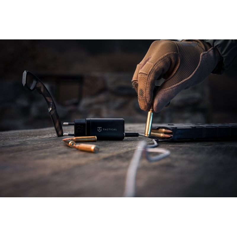 Taktikai FlashBang GaN 65W fekete