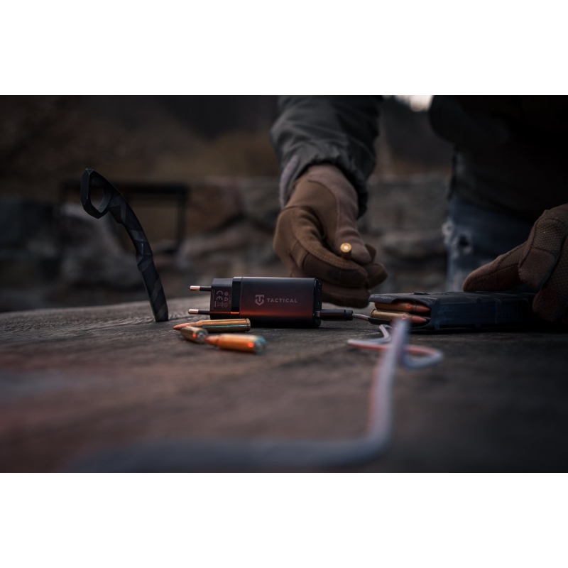 Taktikai FlashBang GaN 65W fekete