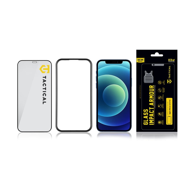 Tactical Glass ütésálló páncélüveg Apple iPhone 12/12 Pro készülékhez