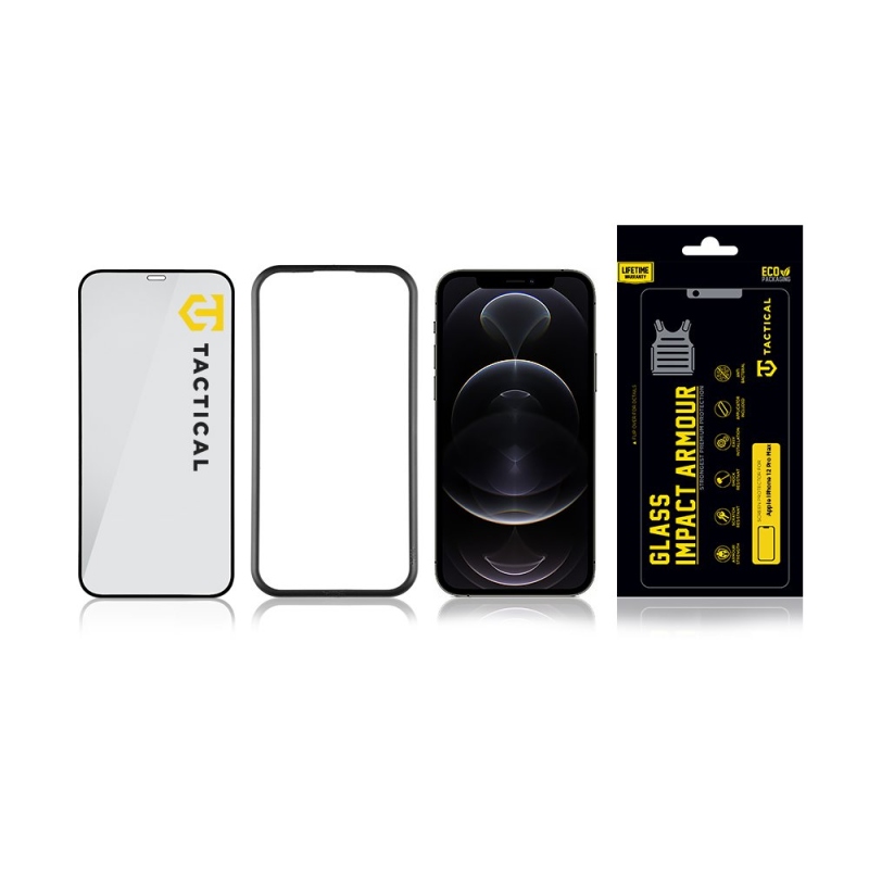 Tactical Glass ütésálló páncélüveg Apple iPhone 12 Pro Max készülékhez