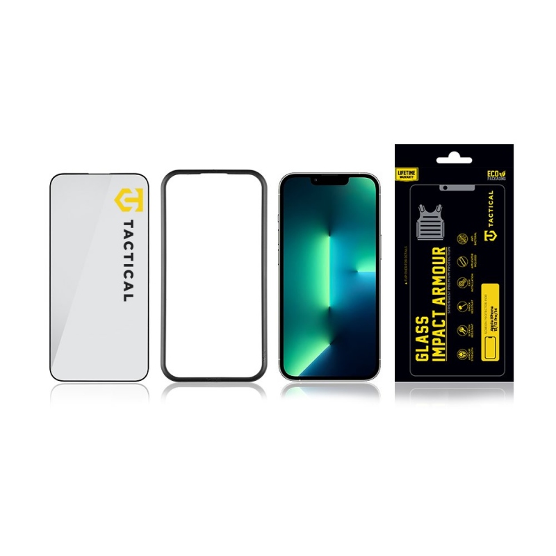 Tactical Glass ütésálló páncélüveg Apple iPhone 13/13 Pro/14/16e/17e készülékhez
