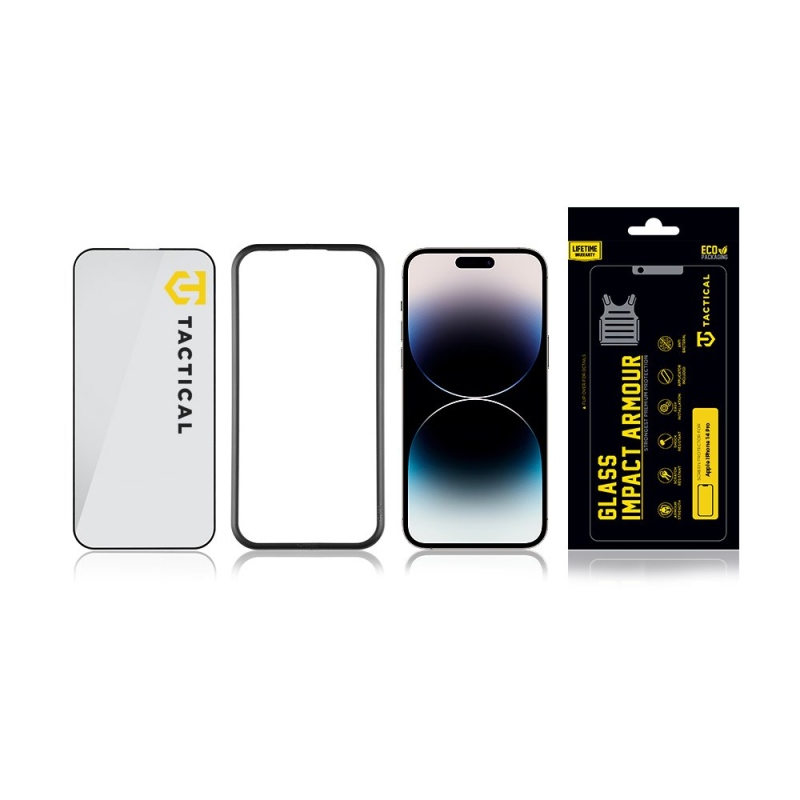 Tactical Glass ütésálló páncélüveg Apple iPhone 14 Pro készülékhez
