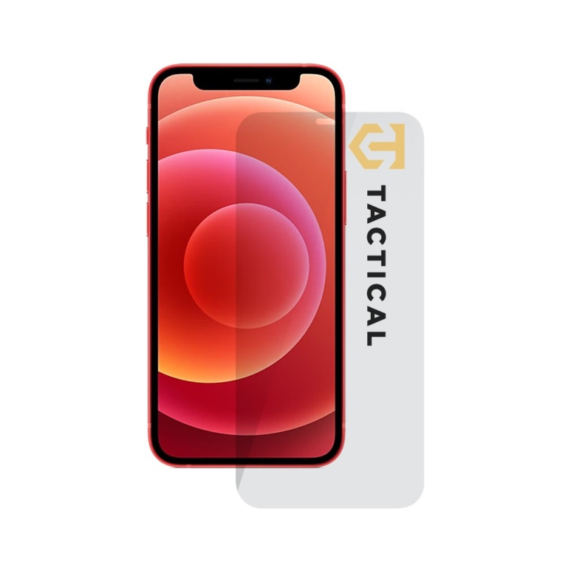 Taktikai üvegpajzs 2.5D üveg Apple iPhone 12/12 Pro átlátszó