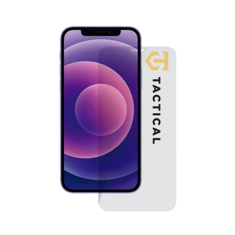 Taktikai üvegpajzs 2.5D üveg Apple iPhone 12 Mini készülékhez Tiszta
