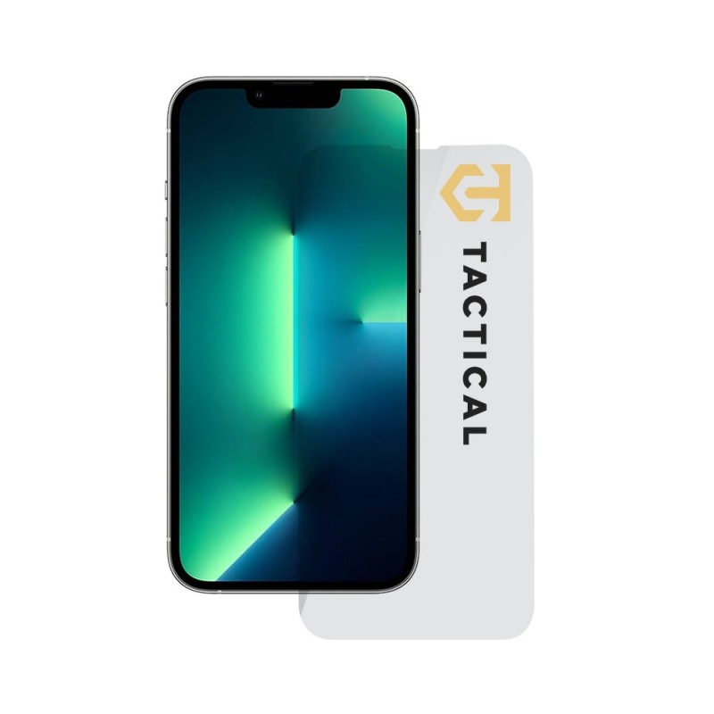 Taktikai üvegpajzs 2.5D üveg az Apple iPhone 13/13 Pro/14/16e/17e készülékhez Tiszta
