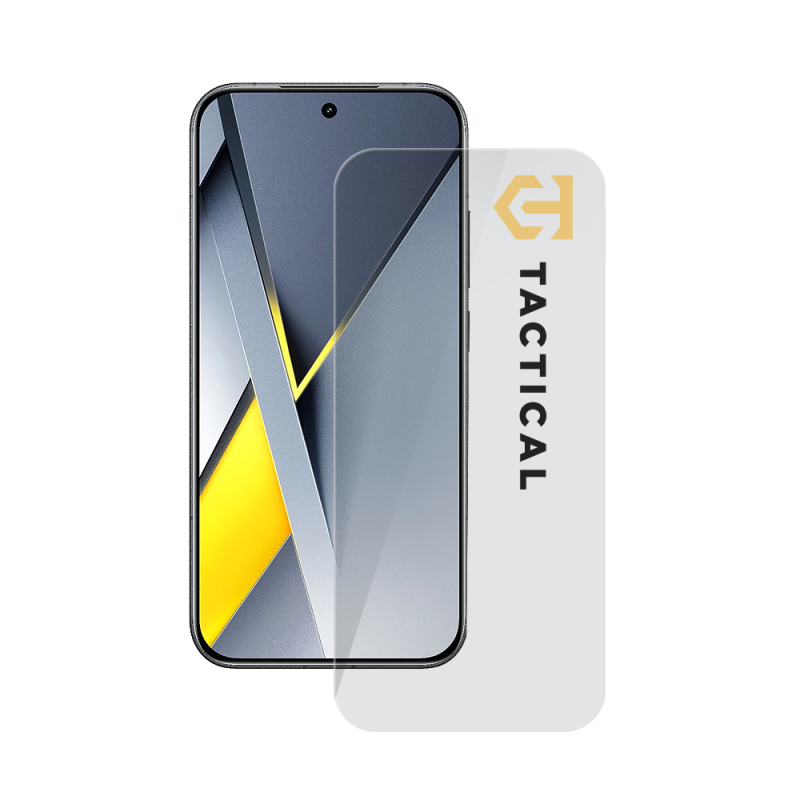 Taktikai üvegpajzs 2.5D üveg a Poco F8 Pro számára Tiszta