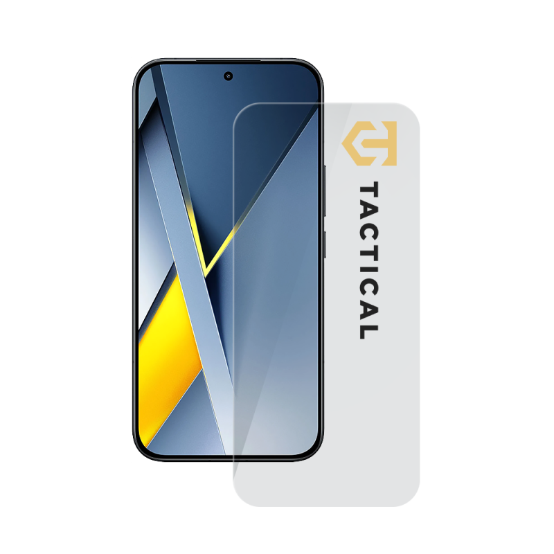 Taktikai üvegpajzs 2.5D üveg a Poco F8 Ultra Clear számára