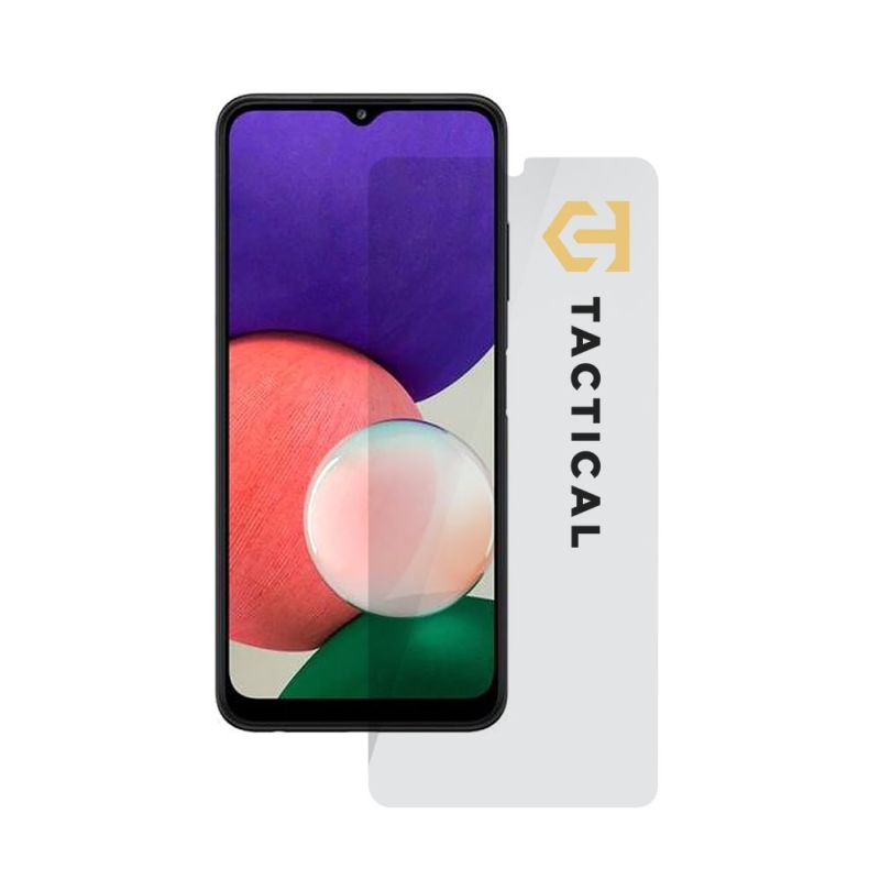 Taktikai üvegpajzs 2.5D üveg Samsung Galaxy A22 4G Clear számára