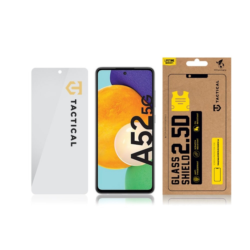 Taktikai üvegpajzs 2.5D üveg Samsung Galaxy A52/A52 5G/A52s 5G/A52s 5G/A53 5G átlátszó