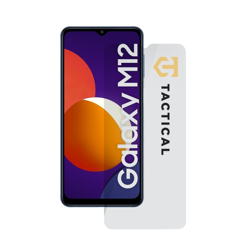 Taktikai üvegpajzs 2.5D üveg Samsung Galaxy M12/A32 5G/A12/A12/A02s Clear számára