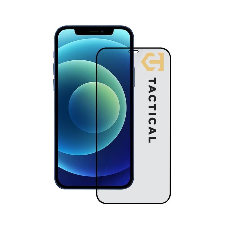 Tactical Glass Shield 5D üveg az Apple iPhone 12/12 Pro készülékhez Fekete