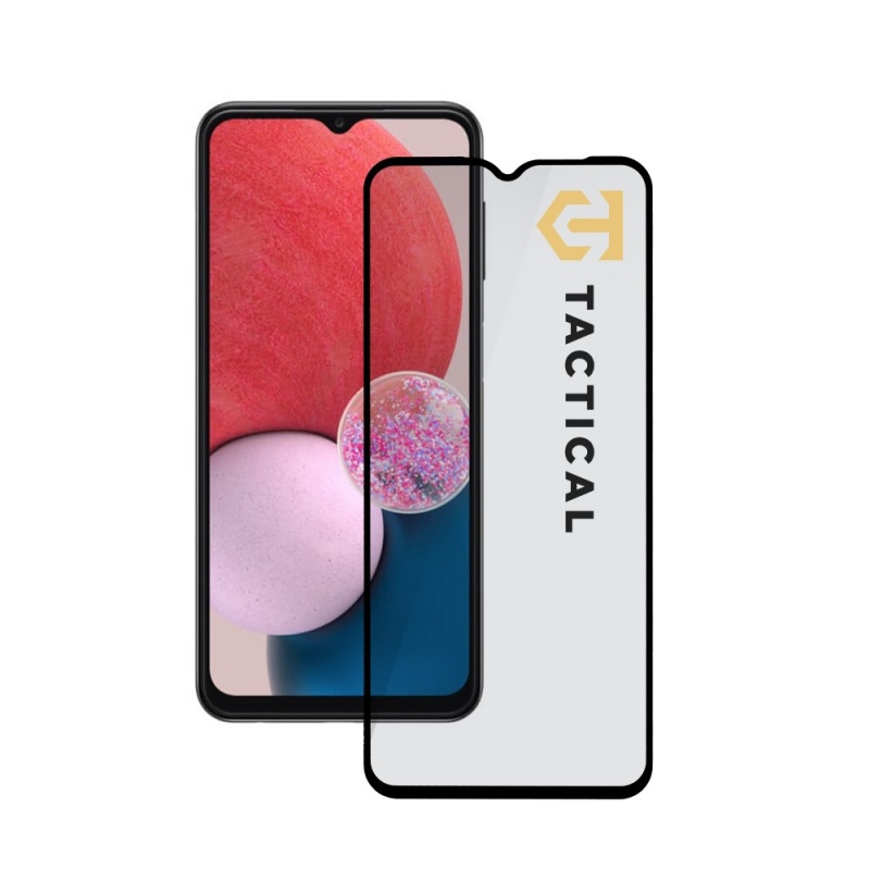 Taktikai üvegpajzs 5D üveg Samsung Galaxy A13 4G fekete