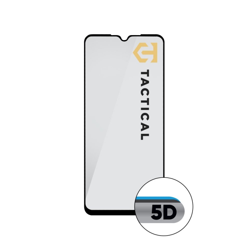 Taktikai üvegpajzs 5D üveg a Samsung Galaxy A33 5G Fekete számára