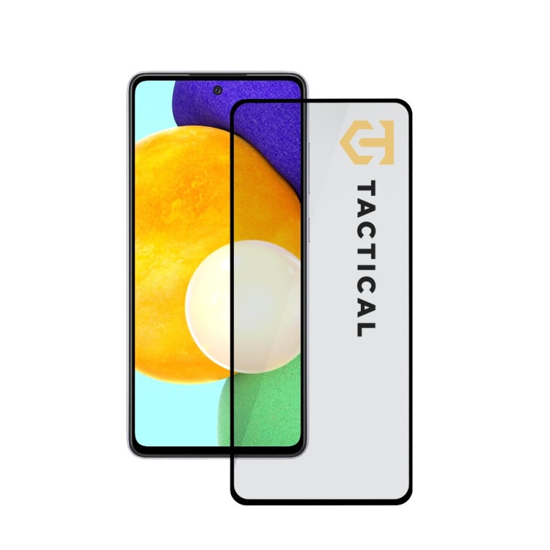 Taktikai üvegpajzs 5D üveg Samsung Galaxy A52/A52 5G/A52s 5G/A52s 5G/A53 5G fekete