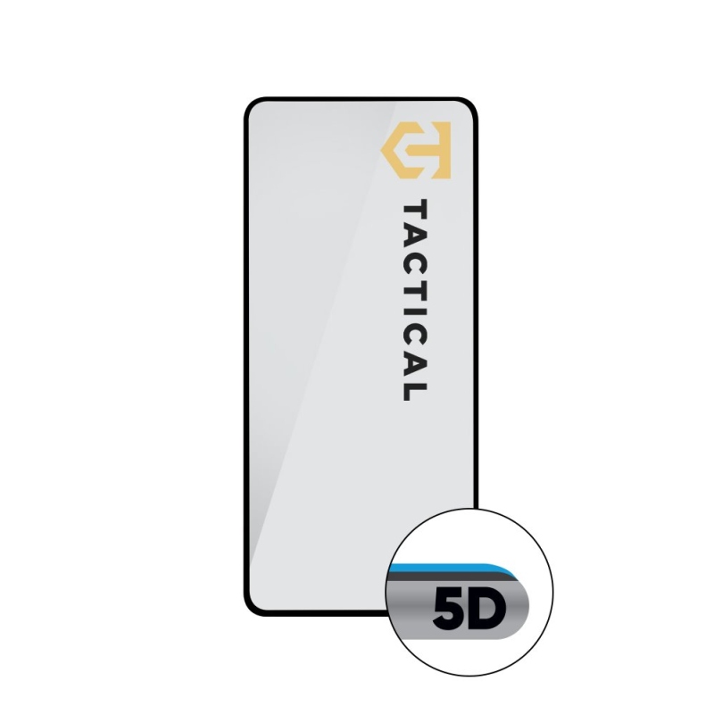 Taktikai üvegpajzs 5D üveg Xiaomi Redmi 10 (2022) Fekete