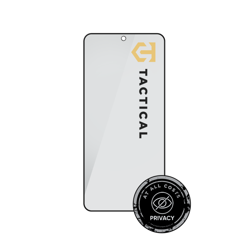 Taktikai üvegpajzs Privacy Stealth 5D üveg a Motorola Edge 70-hez Fekete