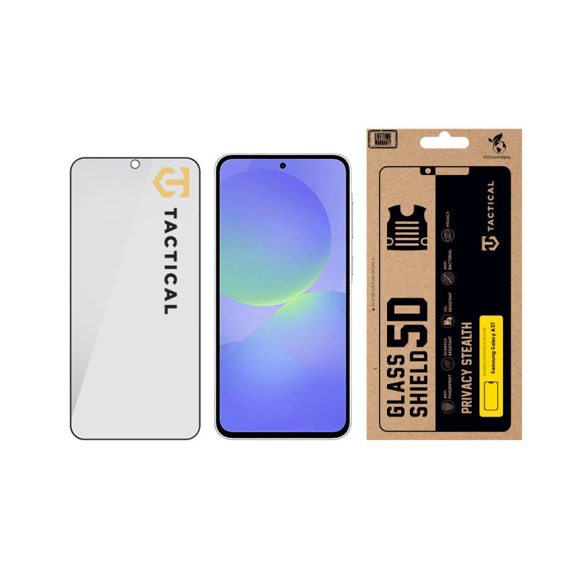 Taktikai üveg pajzs Privacy Stealth 5D üveg Samsung Galaxy A37 fekete