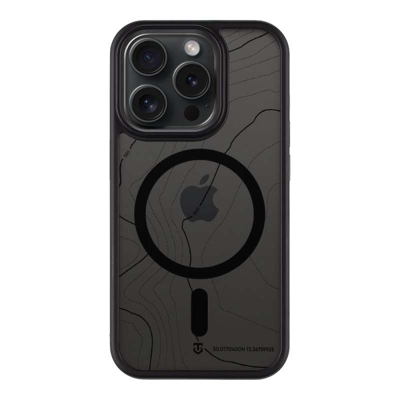 Tactical MagForce Hyperstealth Sika borító iPhone 15 Pro aszfalthoz