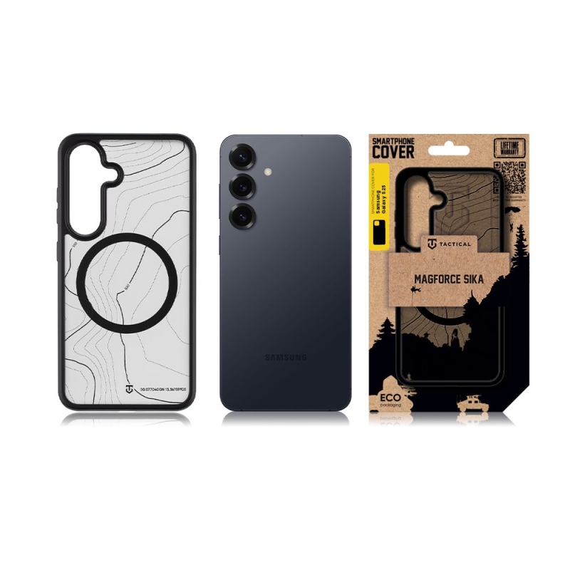 Tactical MagForce Hyperstealth Sika borító Samsung Galaxy S25 aszfaltra