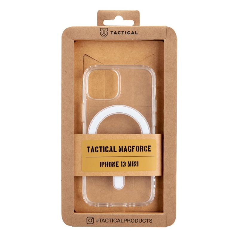 Tactical MagForce borító Apple iPhone 13 Mini készülékhez - átlátszó