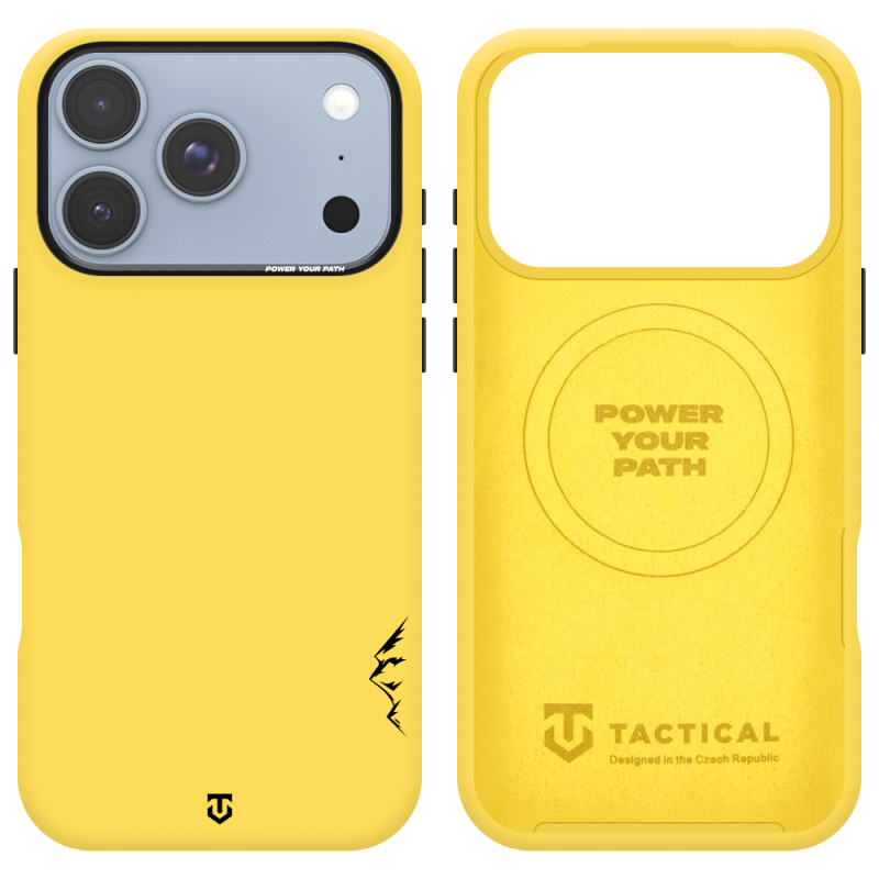 Tactical MagForce Velvet Smoothie 2.0 tok az Apple iPhone 18 Pro/17 Pro-hoz, banánszínű