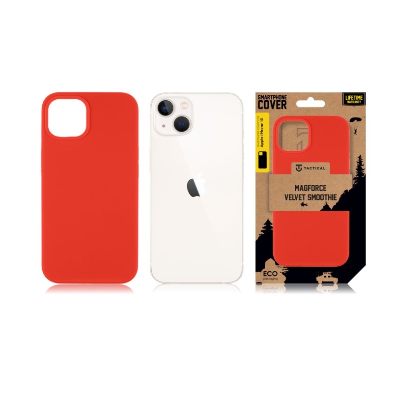 Taktikai MagForce bársony Smoothie borító Apple iPhone 13 Chilli készülékhez