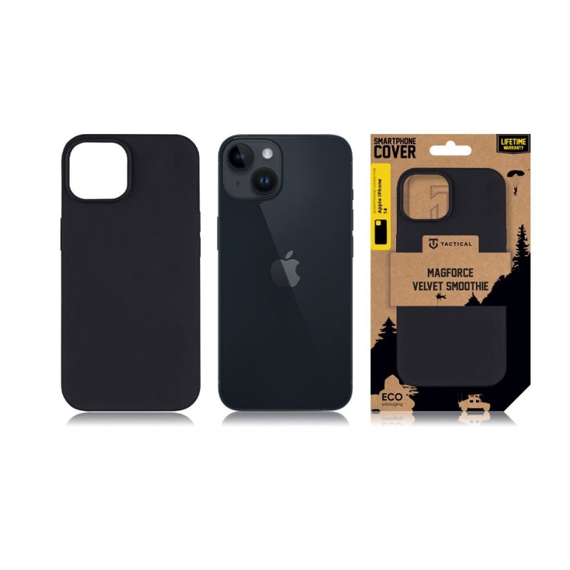 Tactical MagForce Velvet Smoothie Cover az Apple iPhone 14 Aszfalthoz
