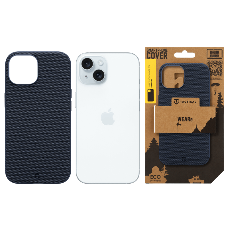 Tactical MagForce WEARe tok az Apple iPhone 15-hez, kék