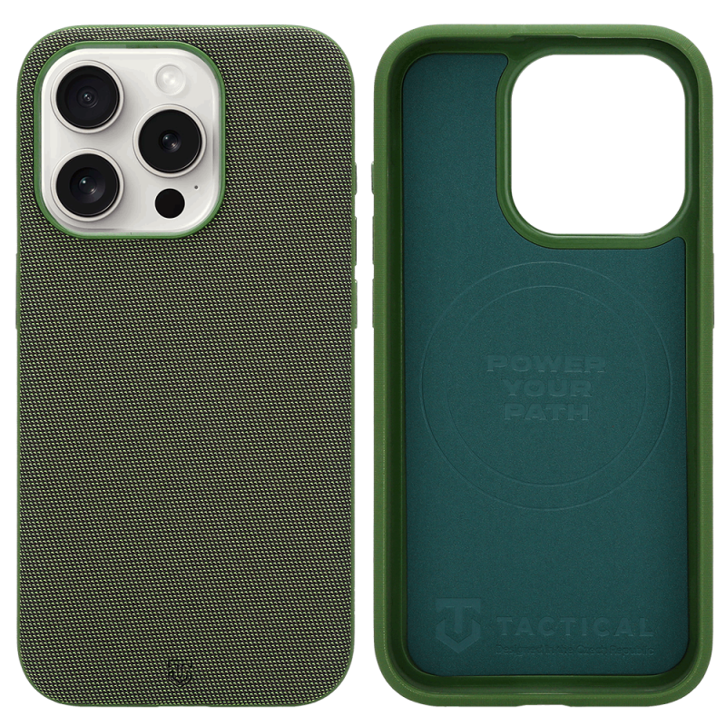 Tactical MagForce WEARe tok az Apple iPhone 15 Pro-hoz, Forest Green színben