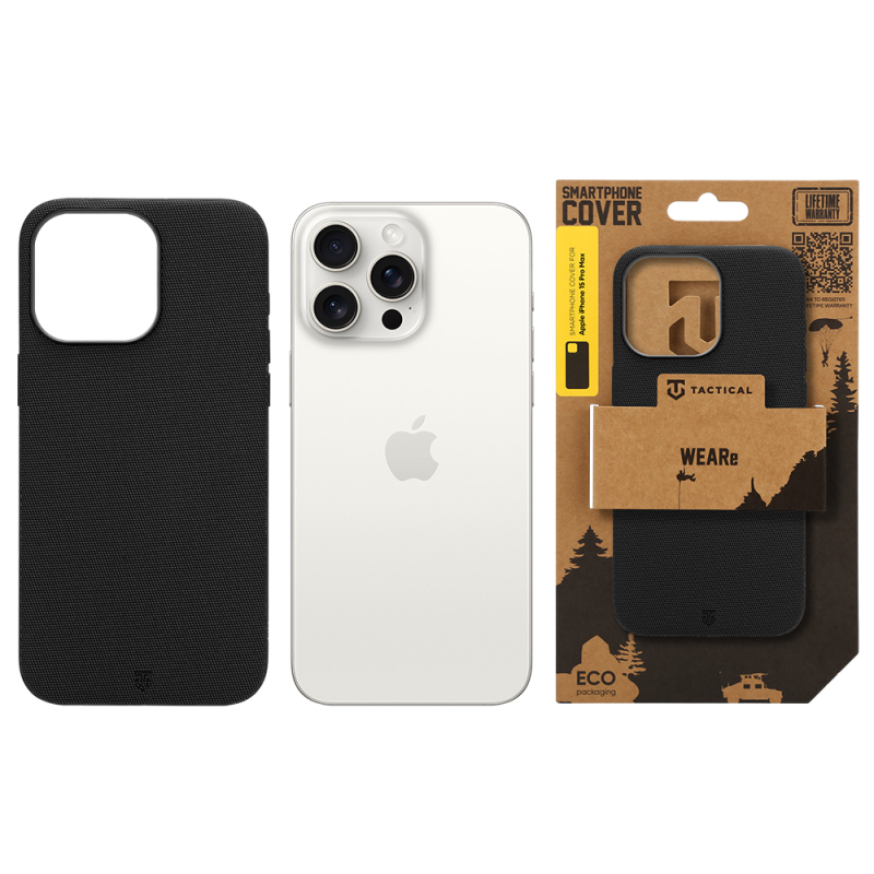 Tactical MagForce WEARe tok az Apple iPhone 15 Pro Max-hoz, fekete