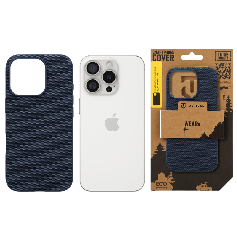 Tactical MagForce WEARe tok az Apple iPhone 16 Pro-hoz, kék