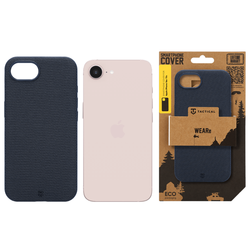 Tactical MagForce WEARe tok az Apple iPhone 16e/17e készülékhez, kék