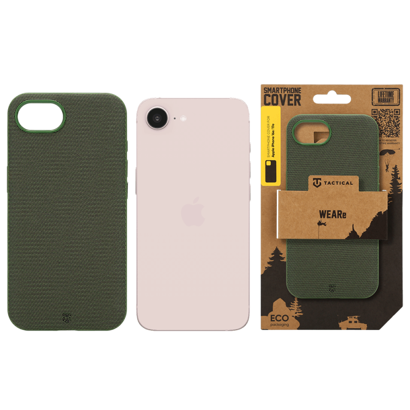 Tactical MagForce WEARe tok az Apple iPhone 16e/17e készülékhez, Forest Green színben
