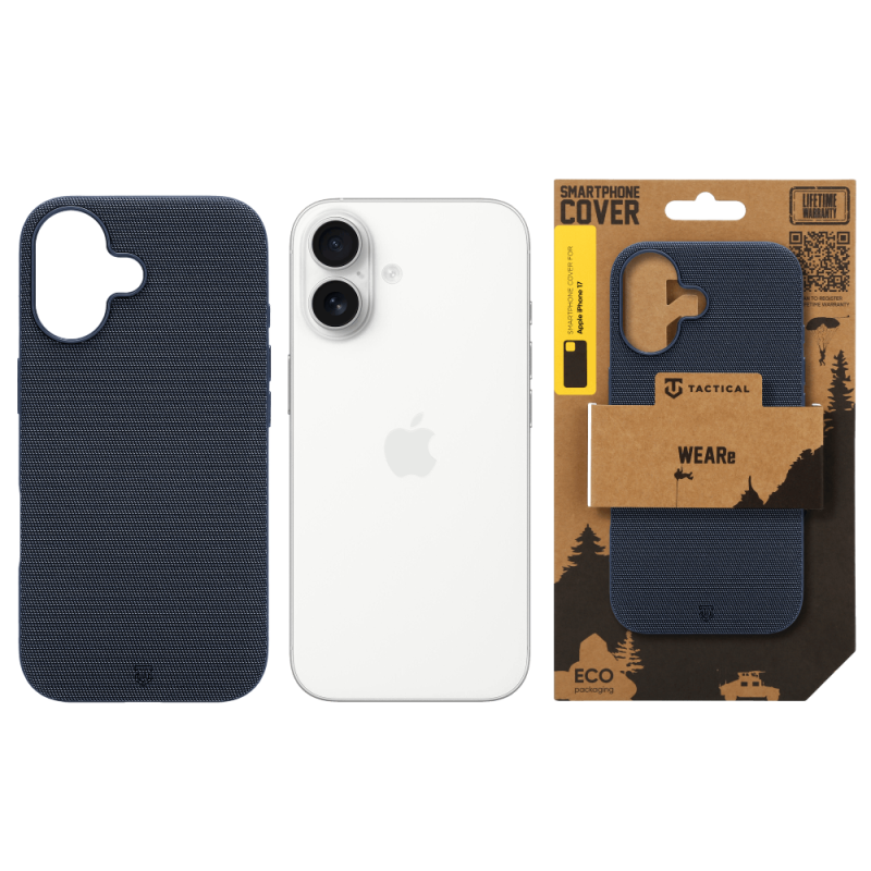 Tactical MagForce WEARe tok az Apple iPhone 17-hez, kék